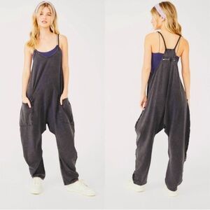 FP Movement by Free People Charcoal Jumpsuit